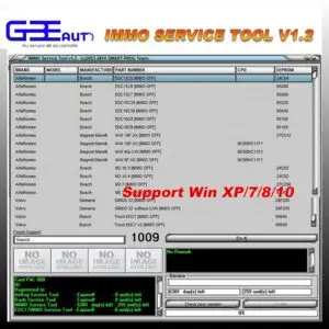 IMMO SERVICE TOOL