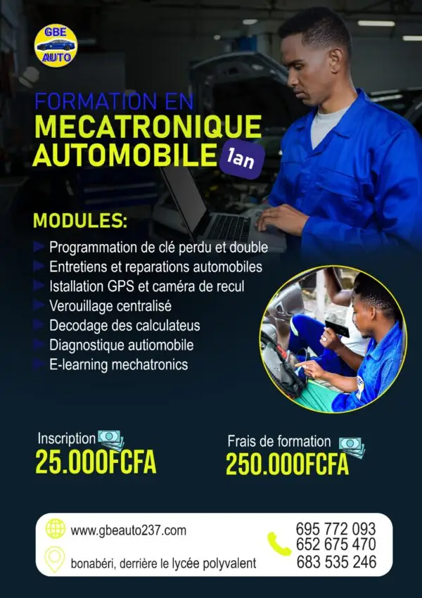 FORMATION EN MÉCATRONIQUE EN PRÉSENTIEL